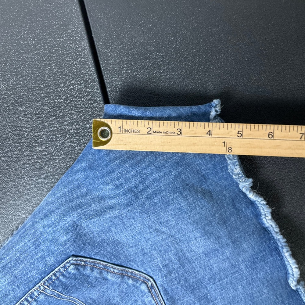 Signature Levi Strauss High Rise Shorts Womens 16 Blue Cotton Simply Stretch NEW - Picture 10 of 12